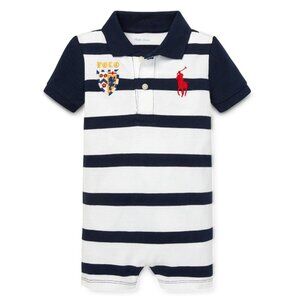 Ralph Lauren striped cotton polo shortall